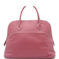 Hermes Bolide Rosewood Silver Sikkim Handbag