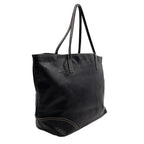Gucci New Brit Leather Black Tote Silver — view 2