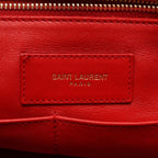 Saint Laurent Paris Handbag Yline Cabas Red Leather Chic — view 4