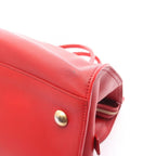 Saint Laurent Paris Handbag Yline Cabas Red Leather Chic — view 5