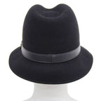 Gucci Wool Leather with Interlocking Felt Hat — view 4