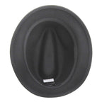 Gucci Wool Leather with Interlocking Felt Hat — view 6