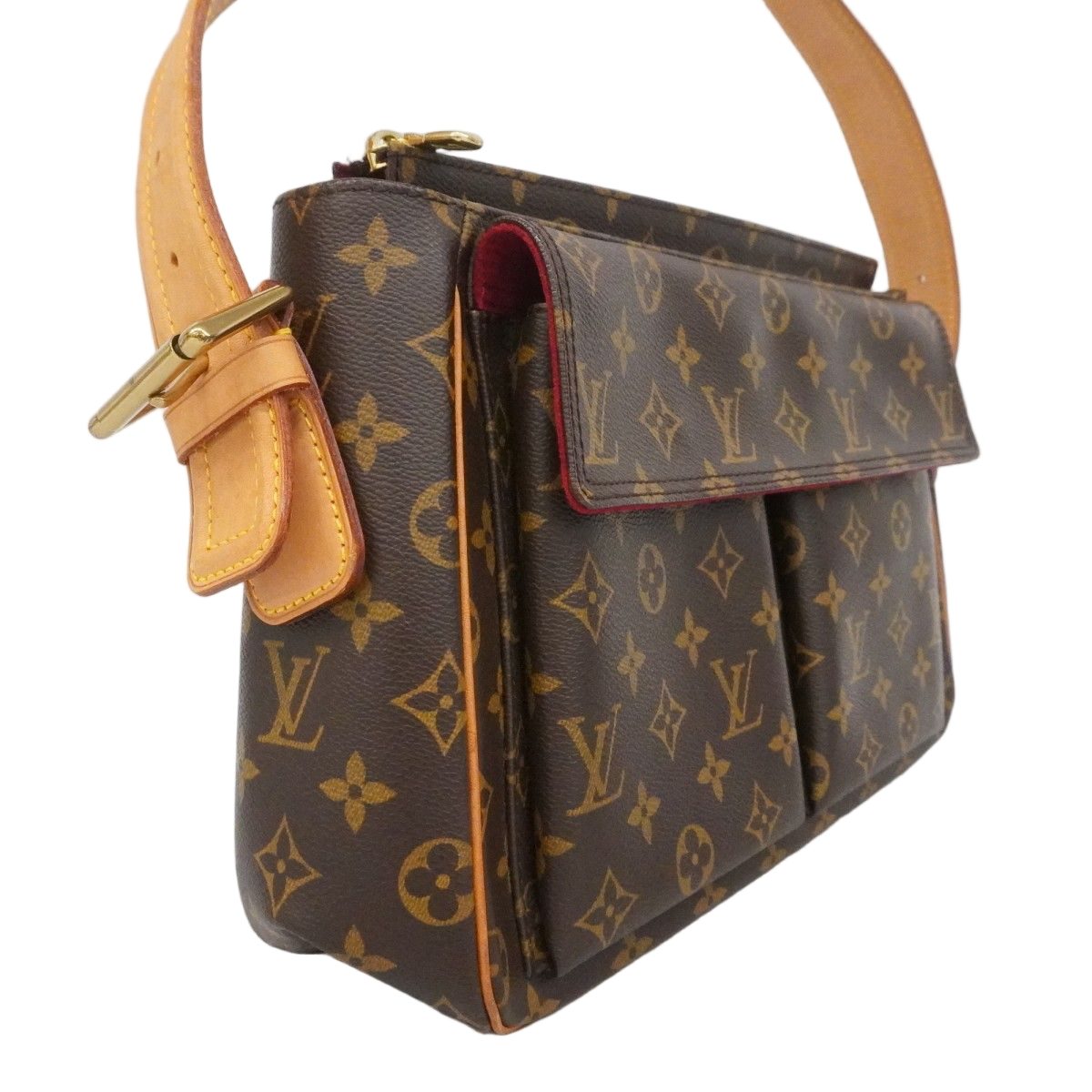 Louis Vuitton Shoulder Bag Monogram Viva Cite GM Brown — view 2