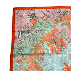 Hermes Carre 90 Faubourg Tropical Multicolor Scarf — view 3
