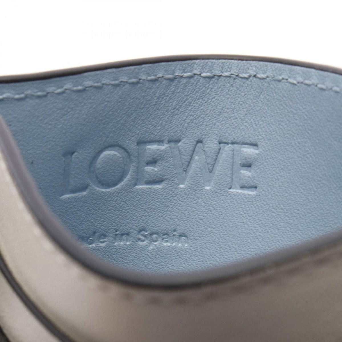 Loewe Card Case Futurist Cat White Leather — view 4