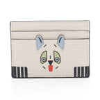 Loewe Card Case Futurist Cat White Leather