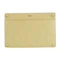 Fendi Peekaboo Pocket Pouch 7 Ar907 Nappa Leather Semolino Cream Yellow