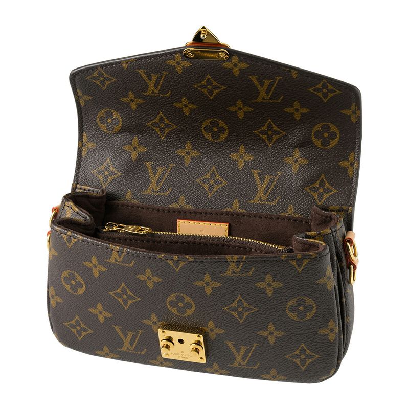 Louis Vuitton Pochette Metis Ew Brown Handbag — view 4