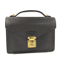Louis Vuitton Monceau 28 Shoulder Bag Epi Noir Black