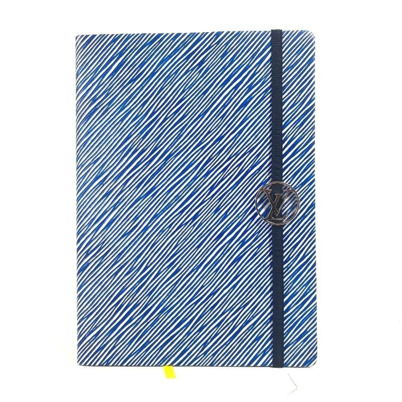 Louis Vuitton Notebook Cahiers Gustave MM Epi Leather Blue — view 2