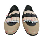 Hermes Moccasins Royale Size 38 Beige Black Leather Apparel — view 3