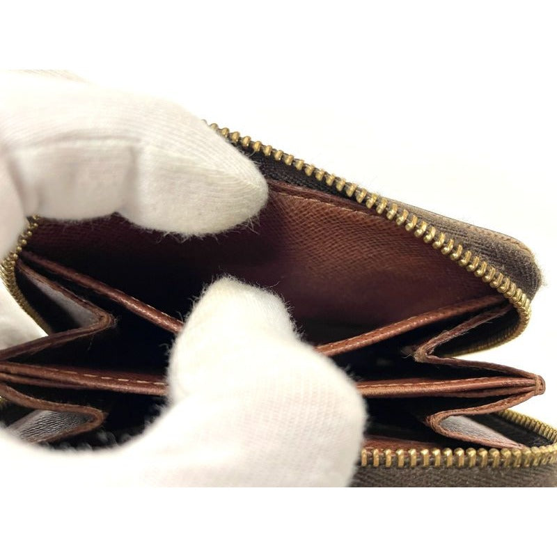 Louis Vuitton Monogram Zippy Coin Purse Wallet Round Zip Compact — view 7