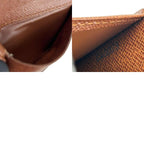 Louis Vuitton Bifold Wallet Compact Zip Monogram Canvas Brown Goldhardwar — view 9