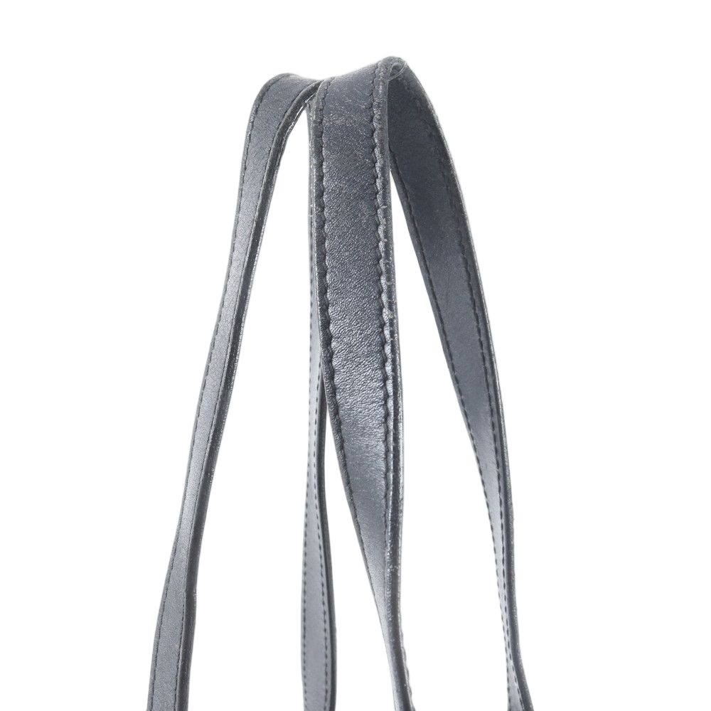 Gucci GG Canvas Leather Tote Shoulder Hand Black — view 2