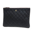Chanel Caviar Quilted Clutch