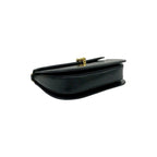 Gucci Vintage Calfskin Leather Chain Shoulder Bag Pochette Black — view 7