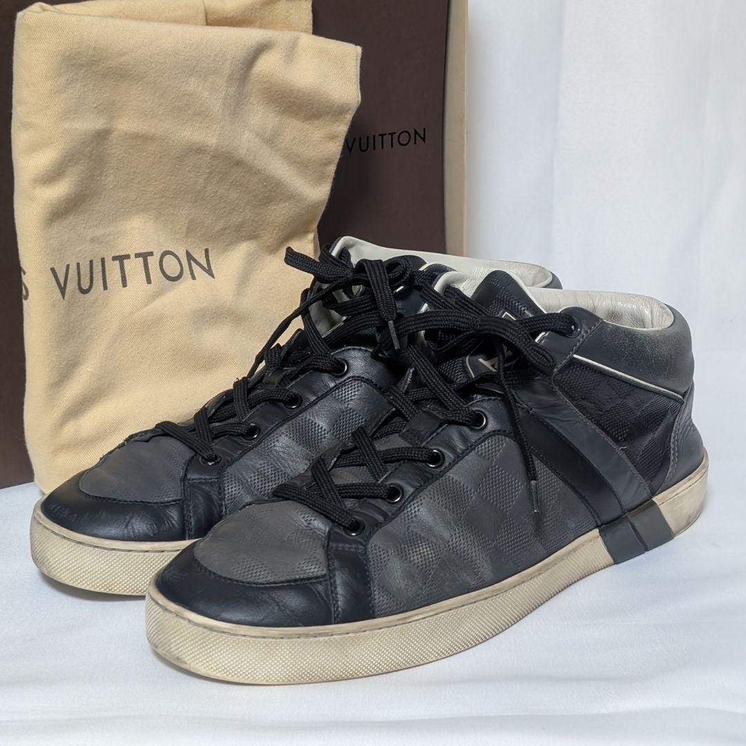 Louis Vuitton Sneakers Damier Infini Gray LV Logo
