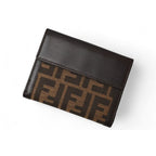 Fendi Wallet Fold Zucca Pattern Brown — view 3