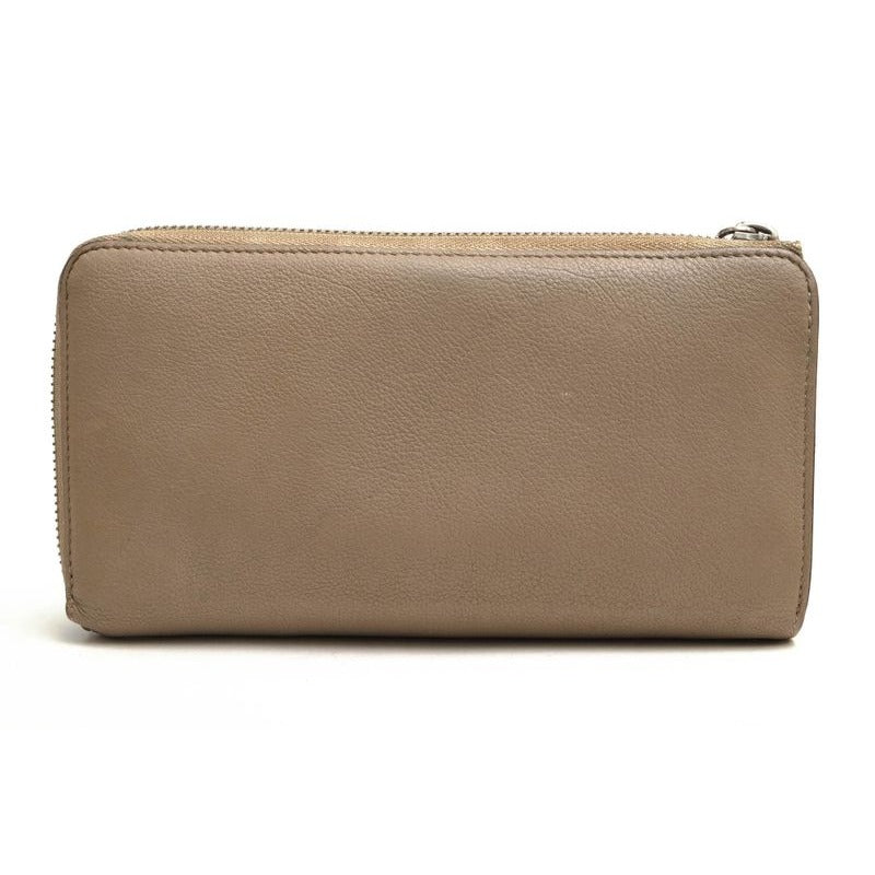 Louis Vuitton Long Wallet Women Leather Beige — view 2