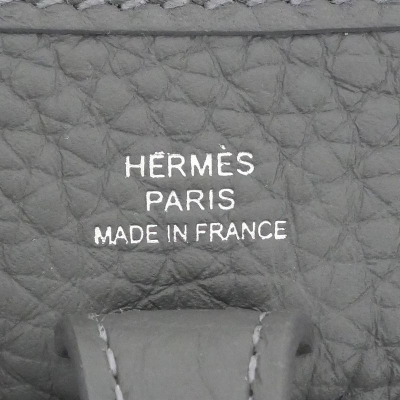 Hermes Evelyne T PM Ardoise Shoulder Bag Taurillon Clemence — view 7