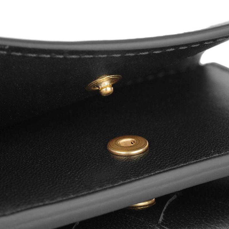 Bottega Veneta Trifold Wallet Tiny Black — view 8