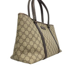 Gucci Tote GG Supreme Brown Silver — view 2