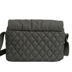 Chanel Cocococoon Messenger Bag Cotton Shoulder Denim Black — view 3