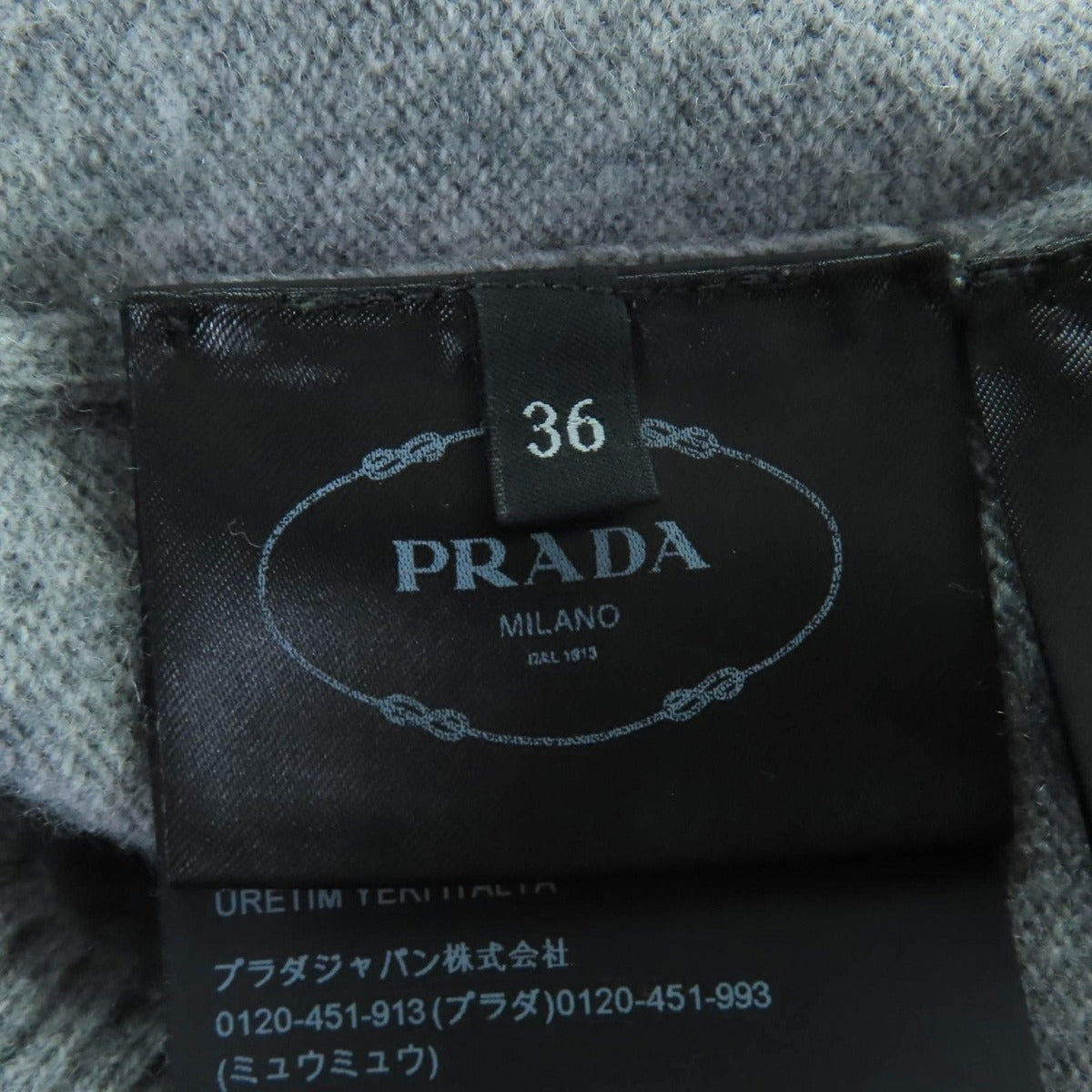 Prada P24 S1 L Virgin Wool Cashmere Logo Long — view 6