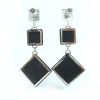 Hermes Medor Gaine GM Swift Earrings Black — view 3