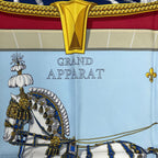 Hermes Carre 90 Grand Apparat Horse Scarf 100% Silk Multicolor — view 6
