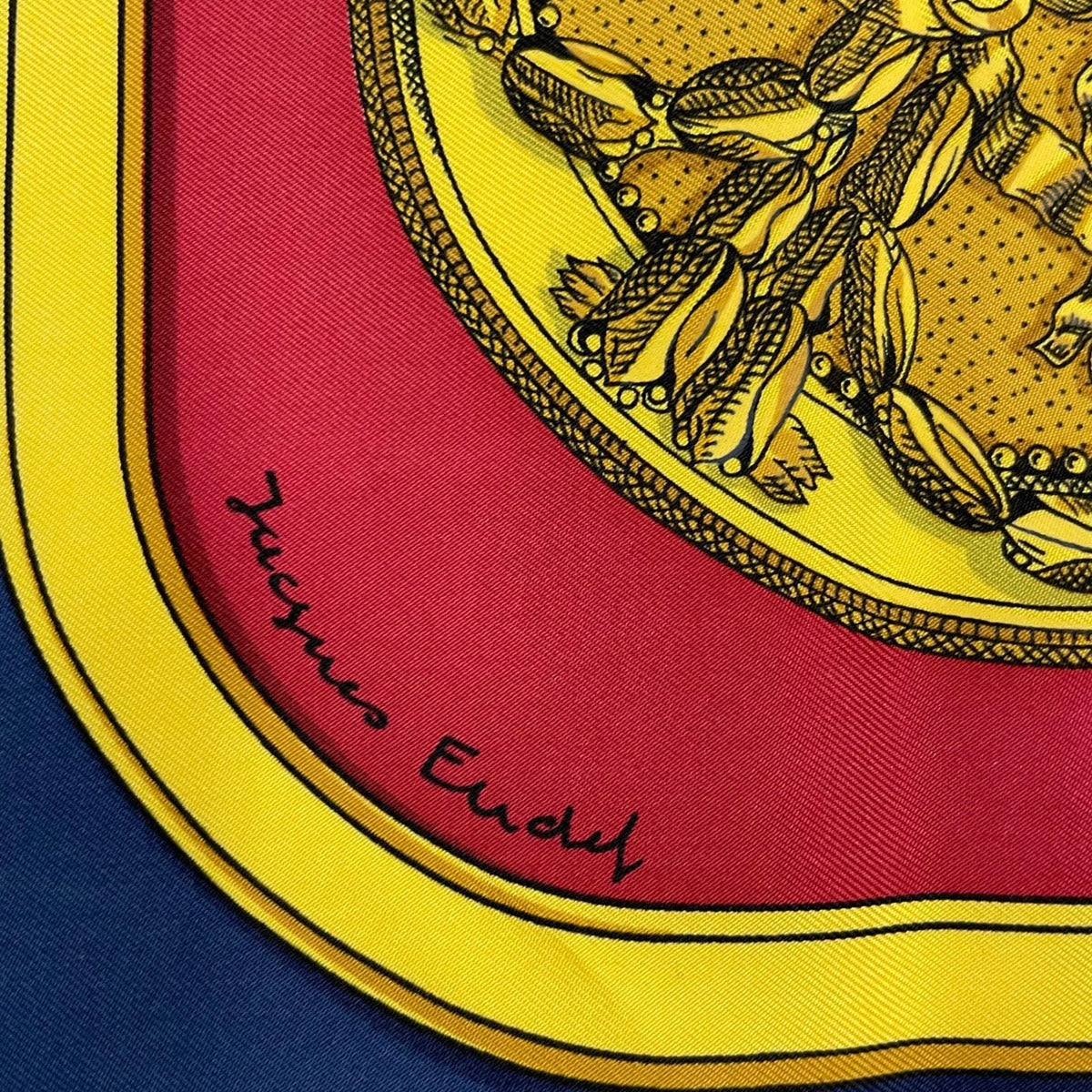 Hermes Carre 90 Grand Apparat Horse Scarf 100% Silk Multicolor — view 8