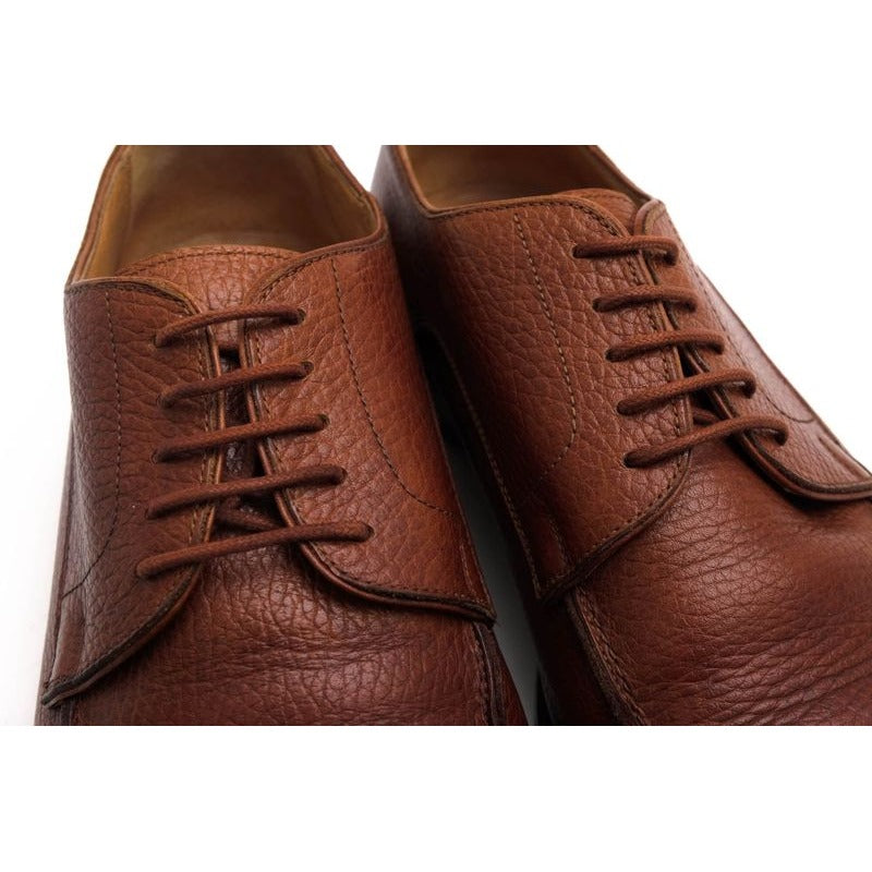 Hermes Shoes Business Men Leather Brown U-Tip — view 5