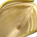 Celine CC Charm Coin Case Purse Mini Pouch Quilted Leather Beige — view 5