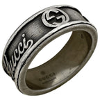 Gucci Interlocking Ring Trademark Silver — view 6