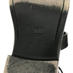 Celine Ankle Strap Flat Sandals 36 Black — view 6