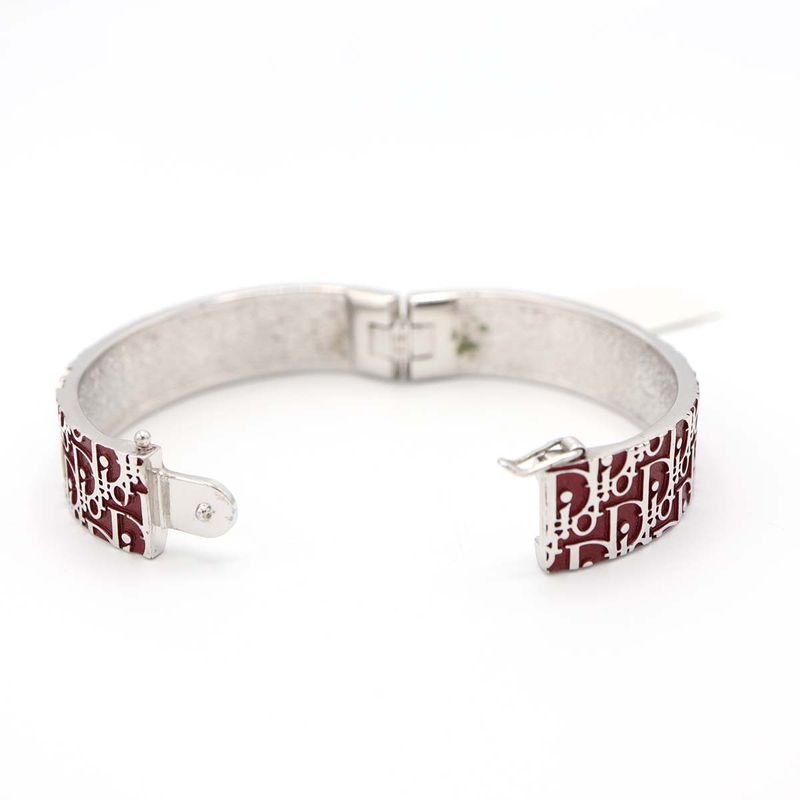 Christian Dior Bangle Trotter Bracelet Accessory Red H1481 — view 3