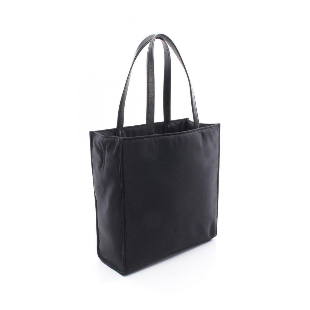 Prada Tote Shopping Black Nylon Leather — view 2