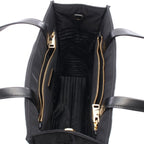 Prada Tote Shopping Black Nylon Leather — view 3