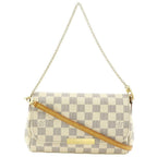 Louis Vuitton Favorite PM Damier Azur Canvas White Shoulder Bag