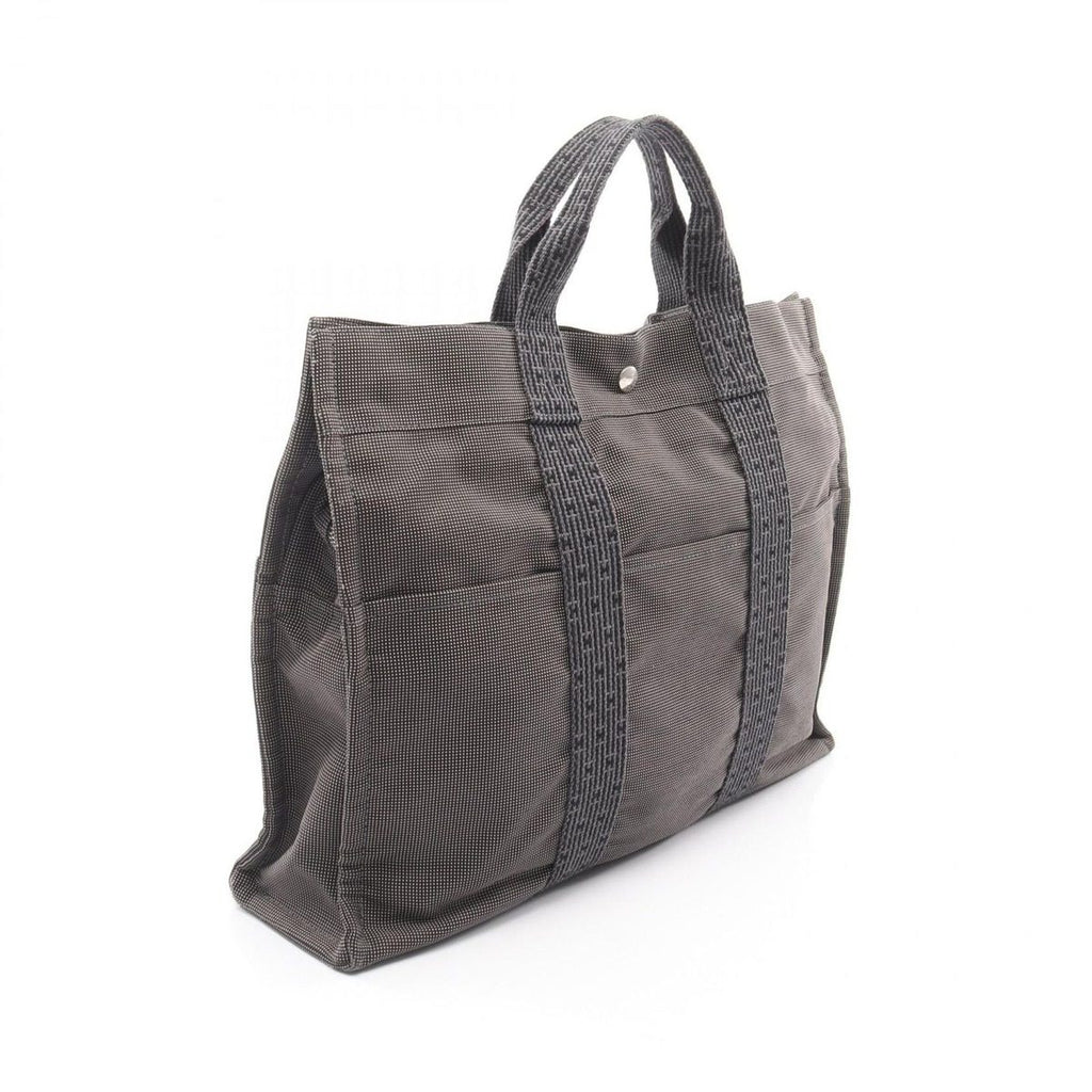 Hermes Tote Her Line MM Gray Nylon MM — view 2