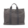 Hermes Tote Her Line MM Gray Nylon MM