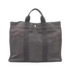 Hermes Tote Her Line MM Gray Nylon MM