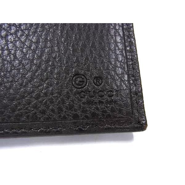 Gucci GG Canvas and Leather Bifold Wallet Billfold Coin Purse — view 5