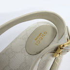 Gucci GG Platform Sandals Back Strap White Beige 36.5 Thick — view 7