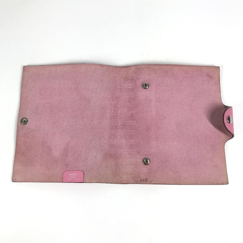 Hermes Notebook Cover Ulysse PM Taurillon Clemence Pink — view 8