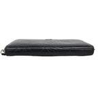 Chanel Wallet Camellia Lambskin Black Silver — view 2