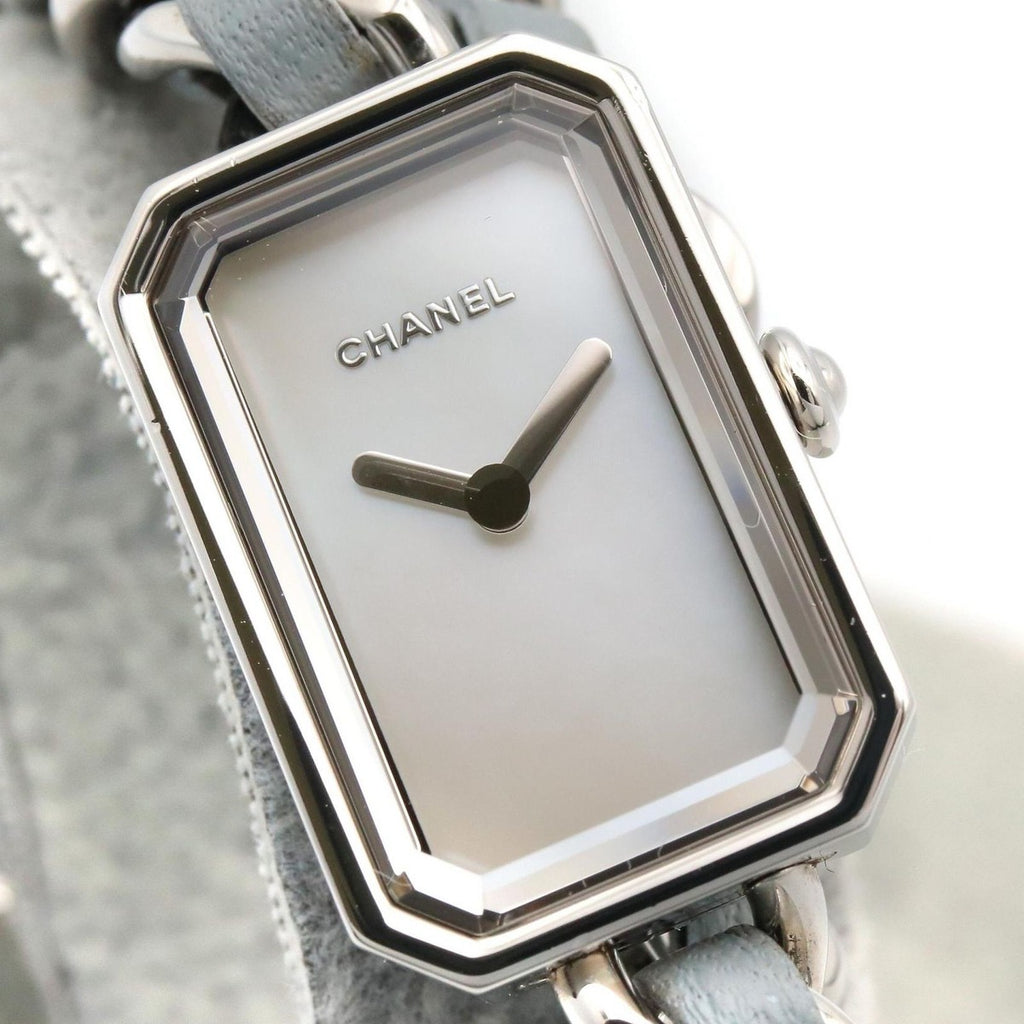 Chanel Watch Premier Rock White Shell Stainless Steel Leather — view 3