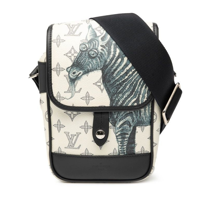 Louis Vuitton Monogram Savannah Messenger BB Chapman Brothers White Navy