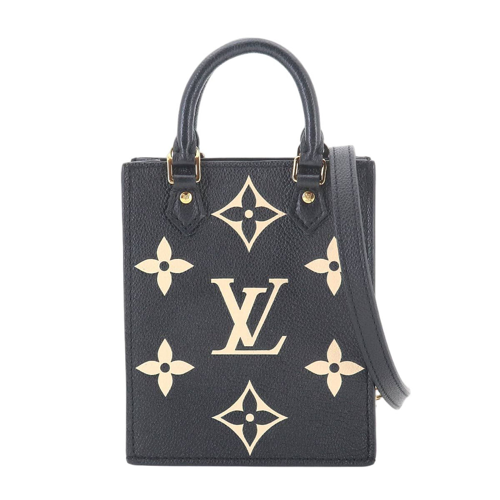 Louis Vuitton Bicolor Monogram Empreinte Petite Sac Plat 2-Way Hand
