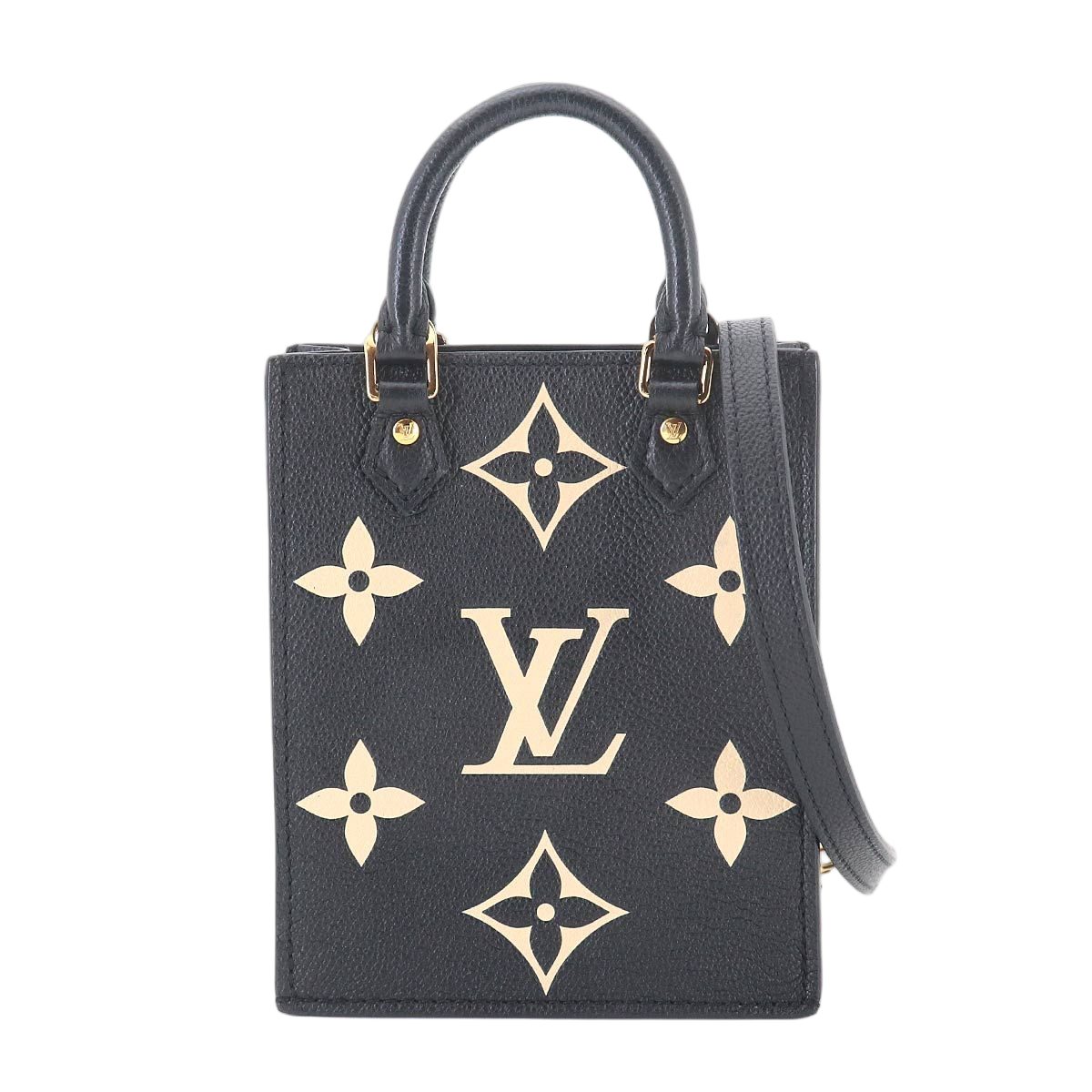 Louis Vuitton Bicolor Monogram Empreinte Petite Sac Plat 2-Way Hand